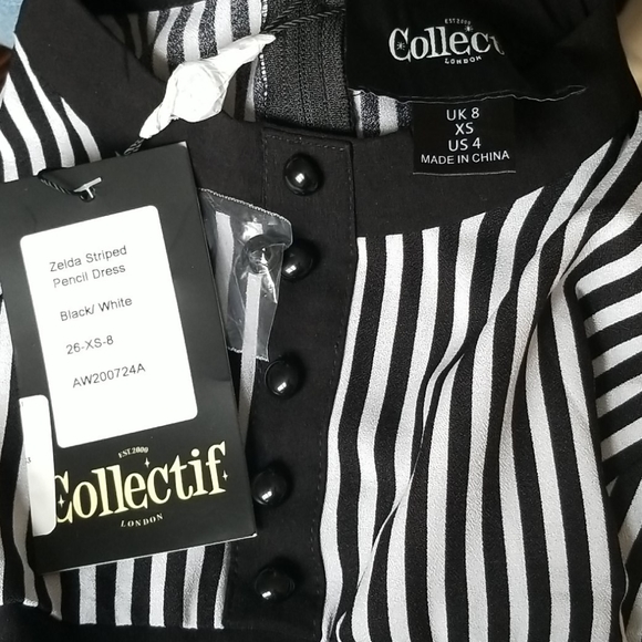 Modcloth Striped Pencil Dress - Picture 5 of 8